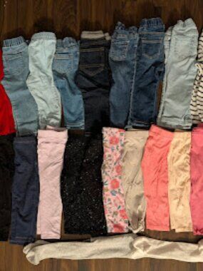 18 Months Girls Pants Bundle - 30 items